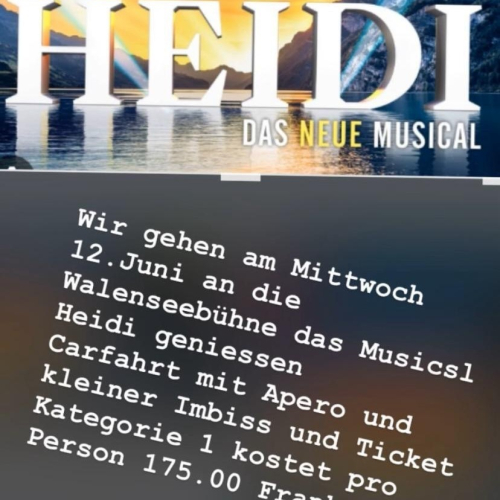 Heidi Das neue Musical 12. Juni 2024